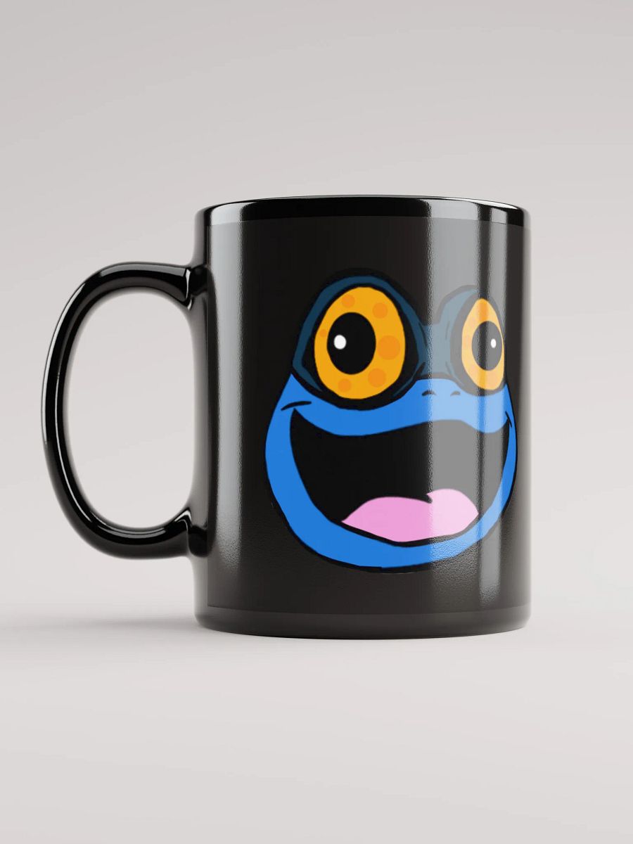 Fabulous Frogman Logo + Meme Face Black Mug product image (11)