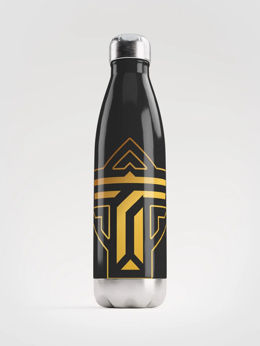 Stainless Steel Water Bottle w/ Gold Insignia product image (1)