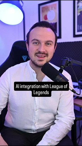 We connected our beloved #ai co-host @ai_licia to League of Legends!With real-time access to your game data, ai_licia reacts ...