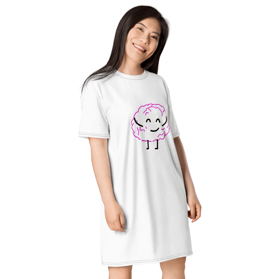 Brainy Brain T-Shirt Dress product image (4)