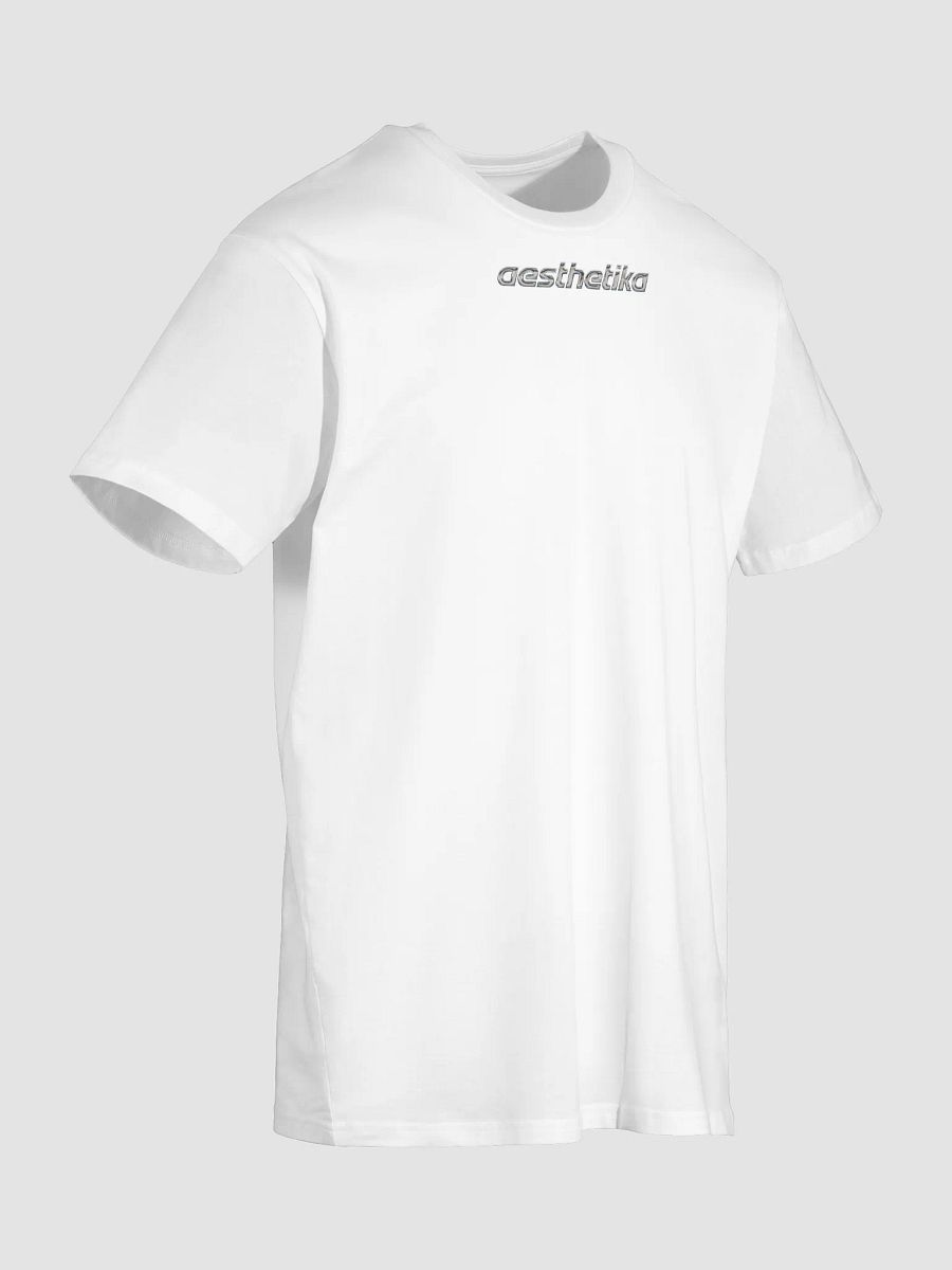 Reflective Chrome aesthetika Premium White Shirt product image (7)