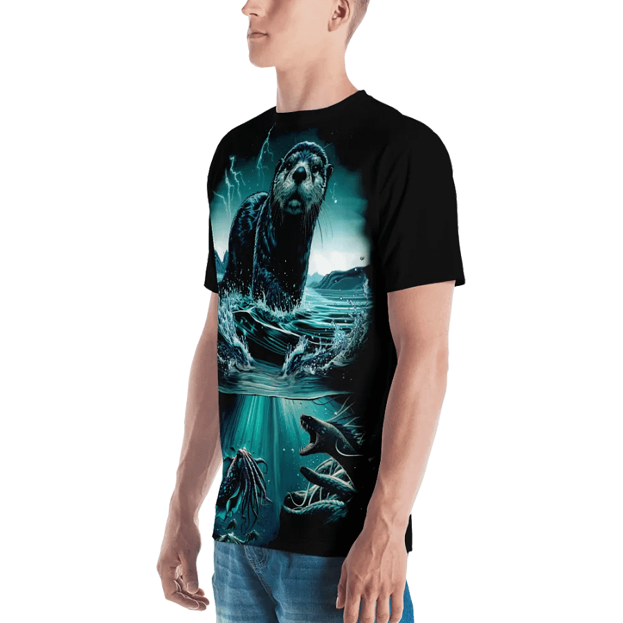 All over print Otter world T-shirt product image (6)