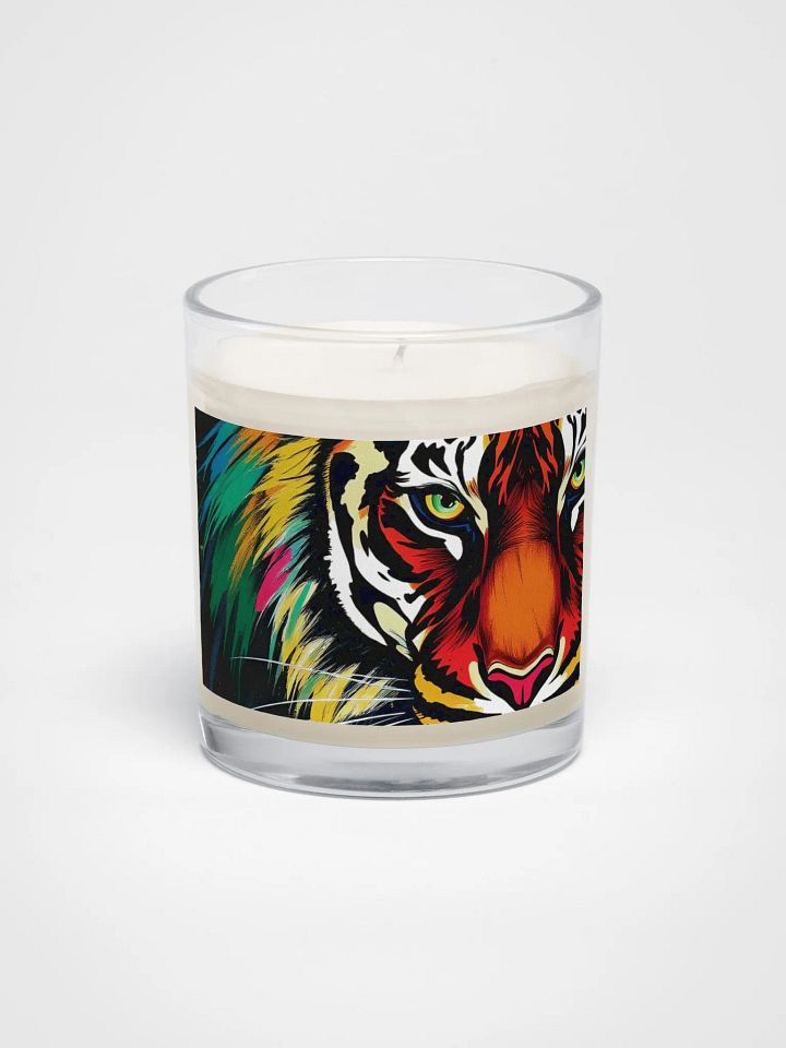 Vibrant Tiger's Gaze Soy Wax Candle product image (1)