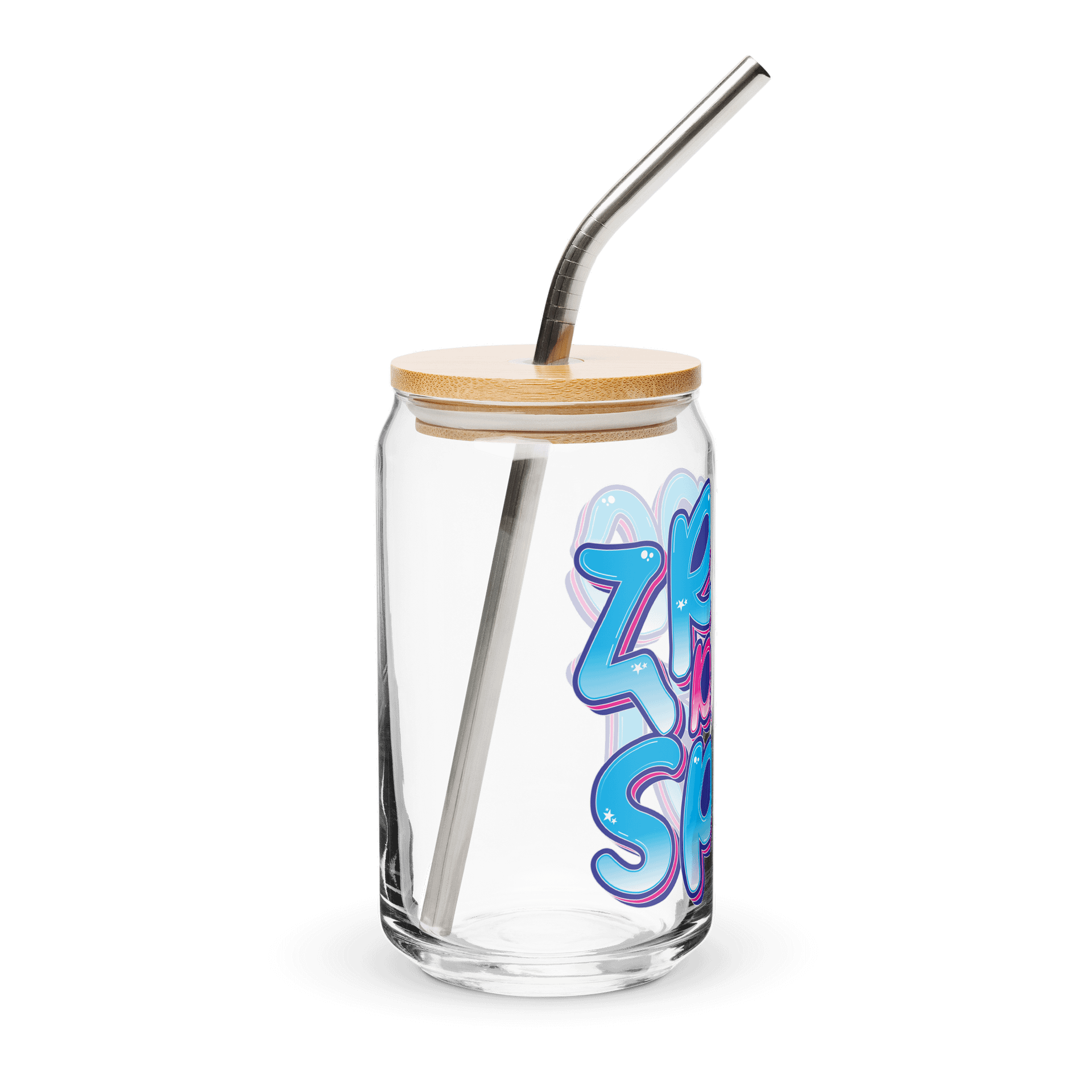 ZROCDASPOT Glass w/ Lid & Straw product image (4)