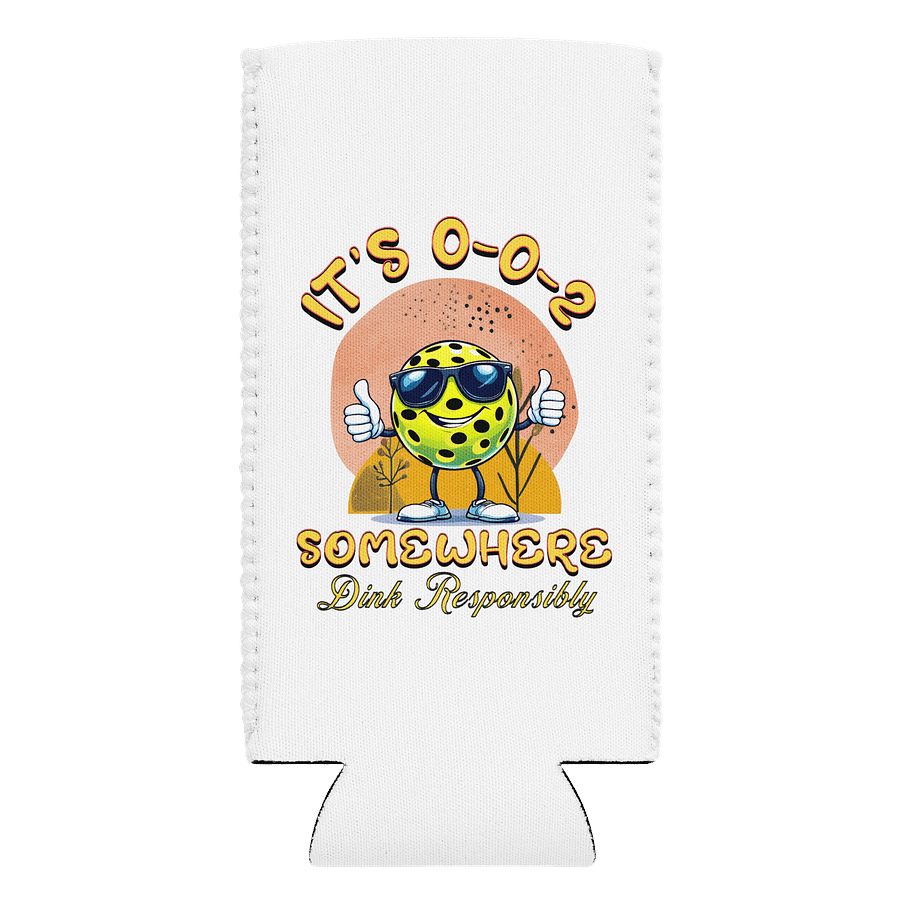 Its 002 Somewhere Pickleball Thumbs-Up Can Cooler product image (1)