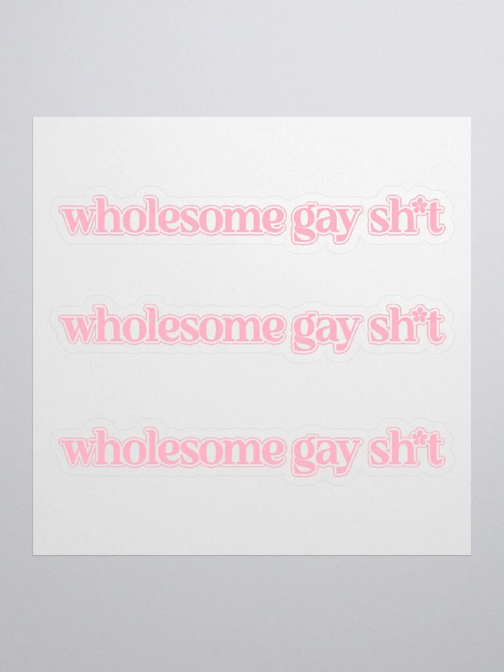 Wholesome Gay Stickers product image (1)