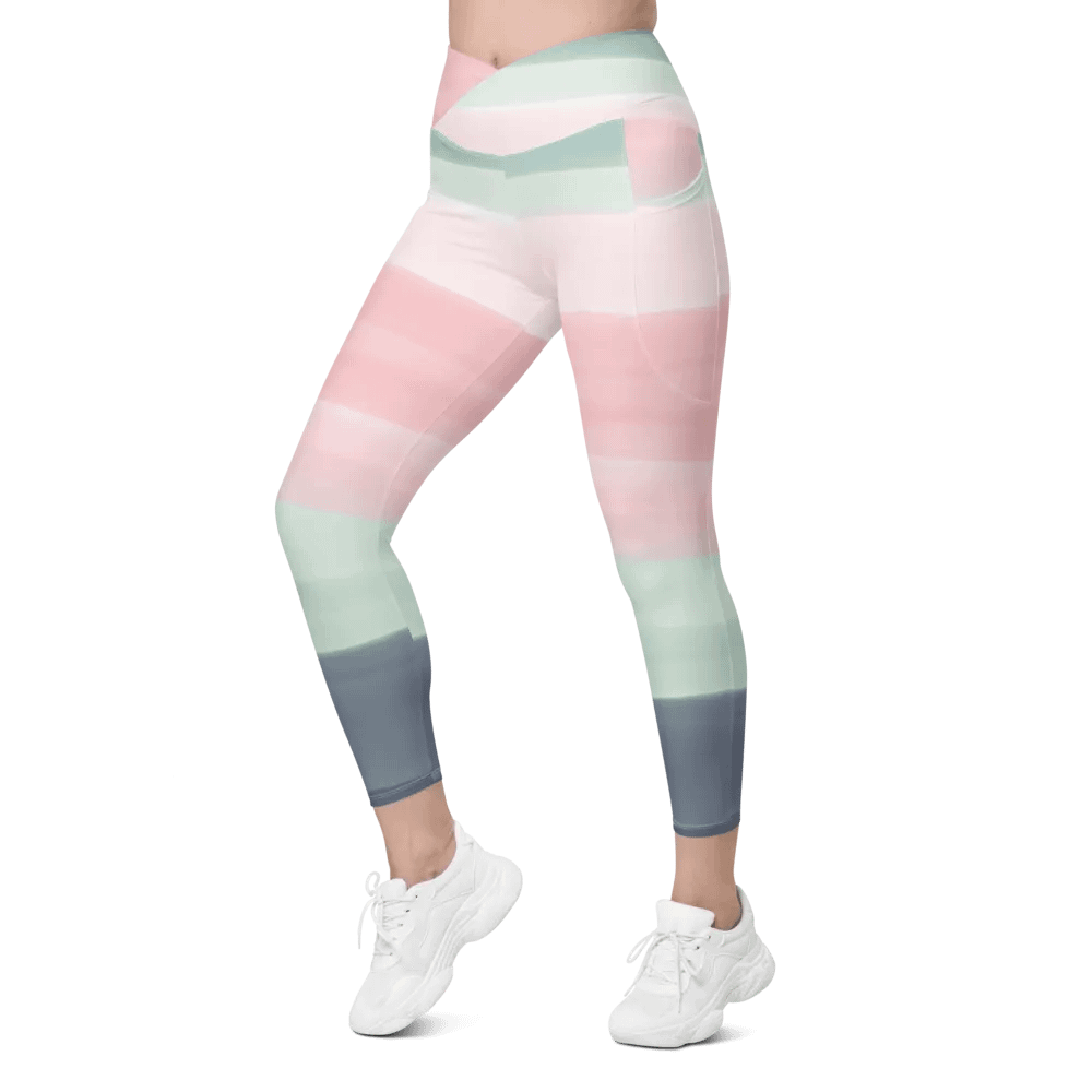 Pastel Dreams Crossover Leggings with Pockets product image (6)