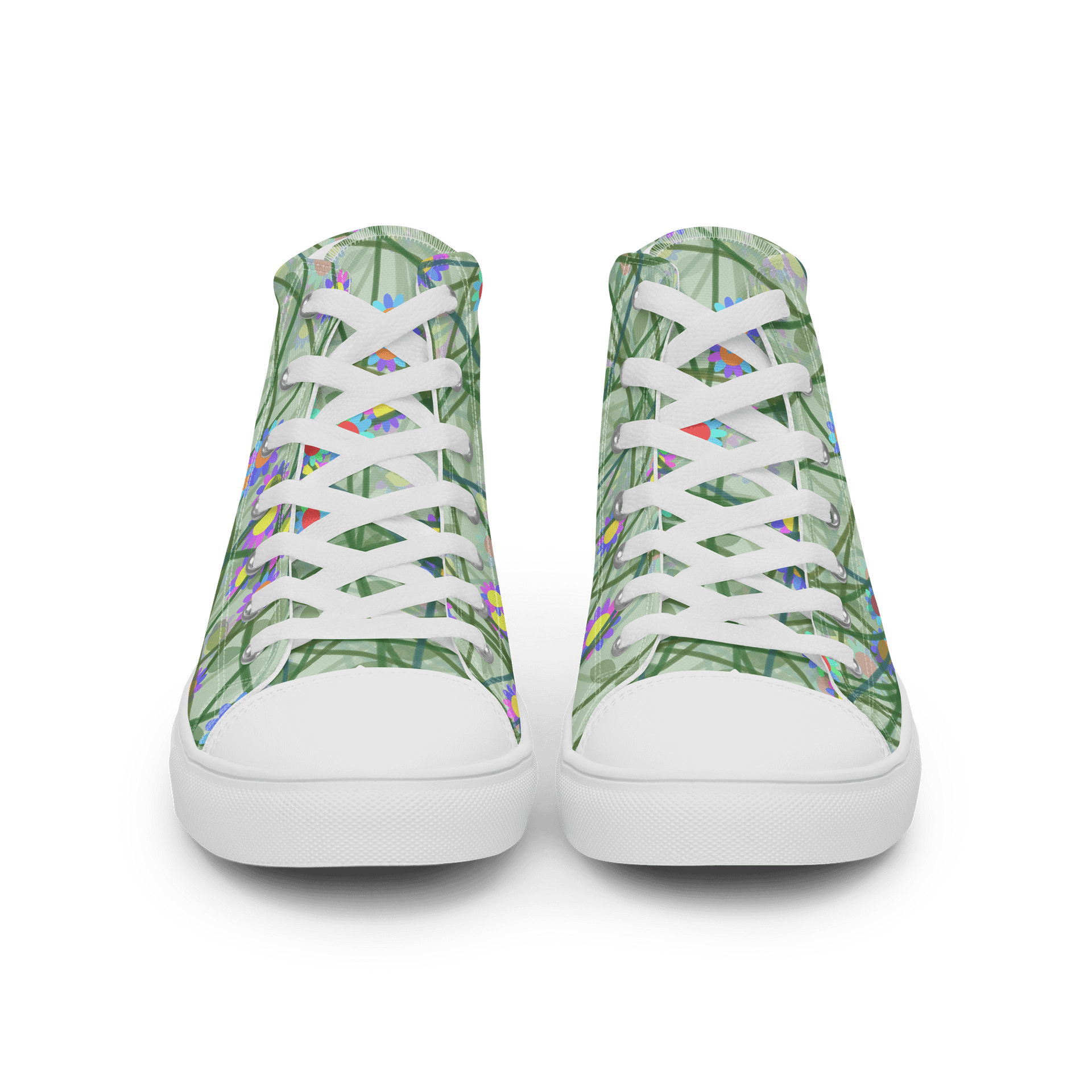 Blossom Burst Women's High Tops product image (4)