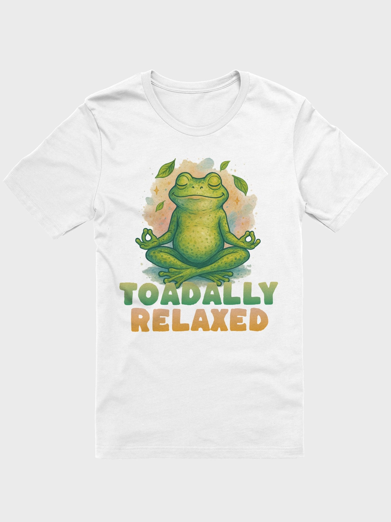 Toadally Relaxed Frog - Yoga T-Shirt product image (1)
