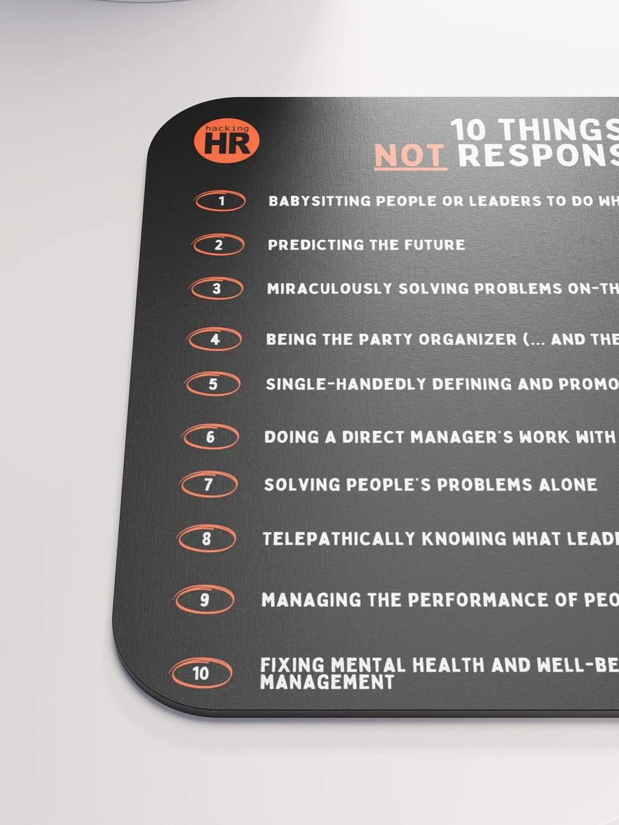 Not Your HR's Job List Mouse Pad product image (3)
