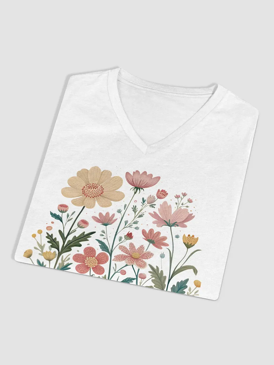 Floral FDT V-Neck Tee product image (21)