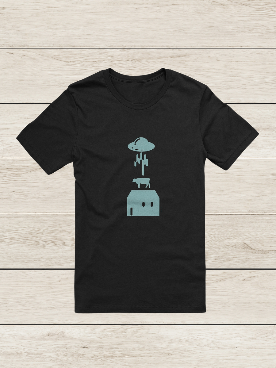 "Minimalist UFO UFO cow" t-shirt product image (9)
