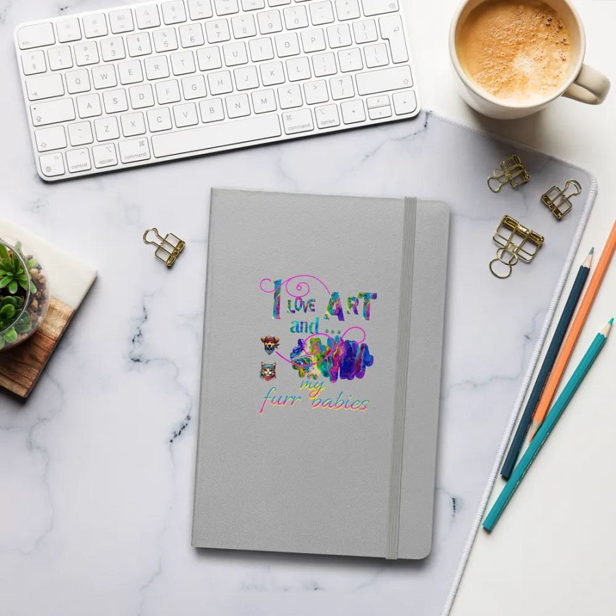 Furr Babies Love Hardcover Notebook for art students moms daughters friends art teachers product image (8)