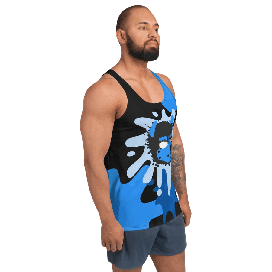 Dark Chaos Splatter Tank - Blue product image (5)