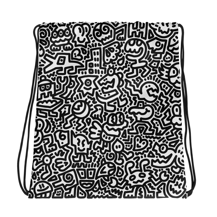 Doodle Drawstring Bag product image (1)