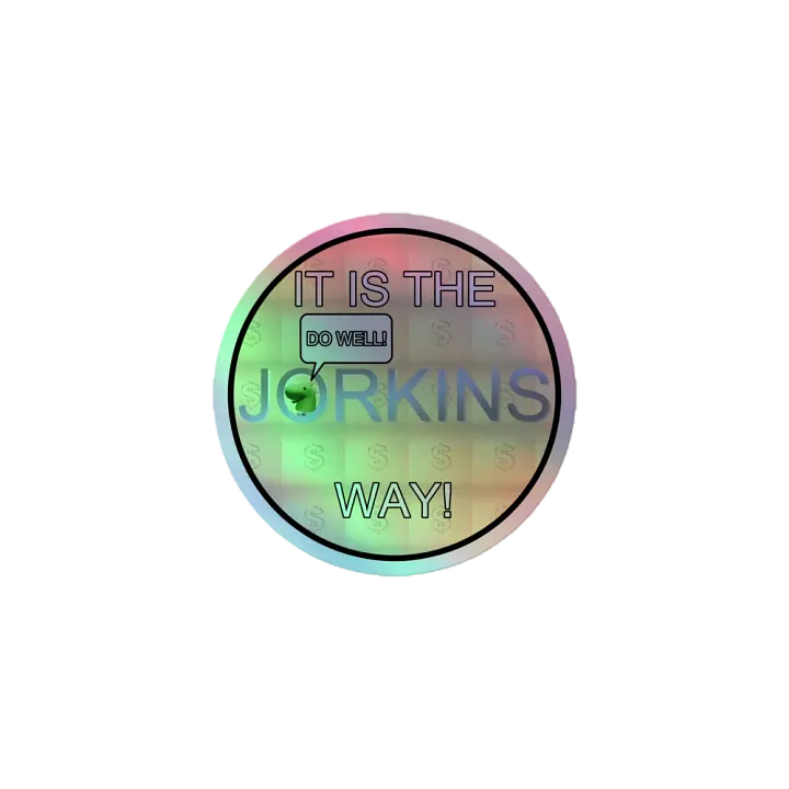 Jorkins Holographic Sticker product image (1)