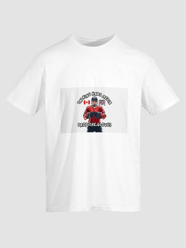 Talking Habs "Drop the Gloves" White Design T-Shirt product image (1)