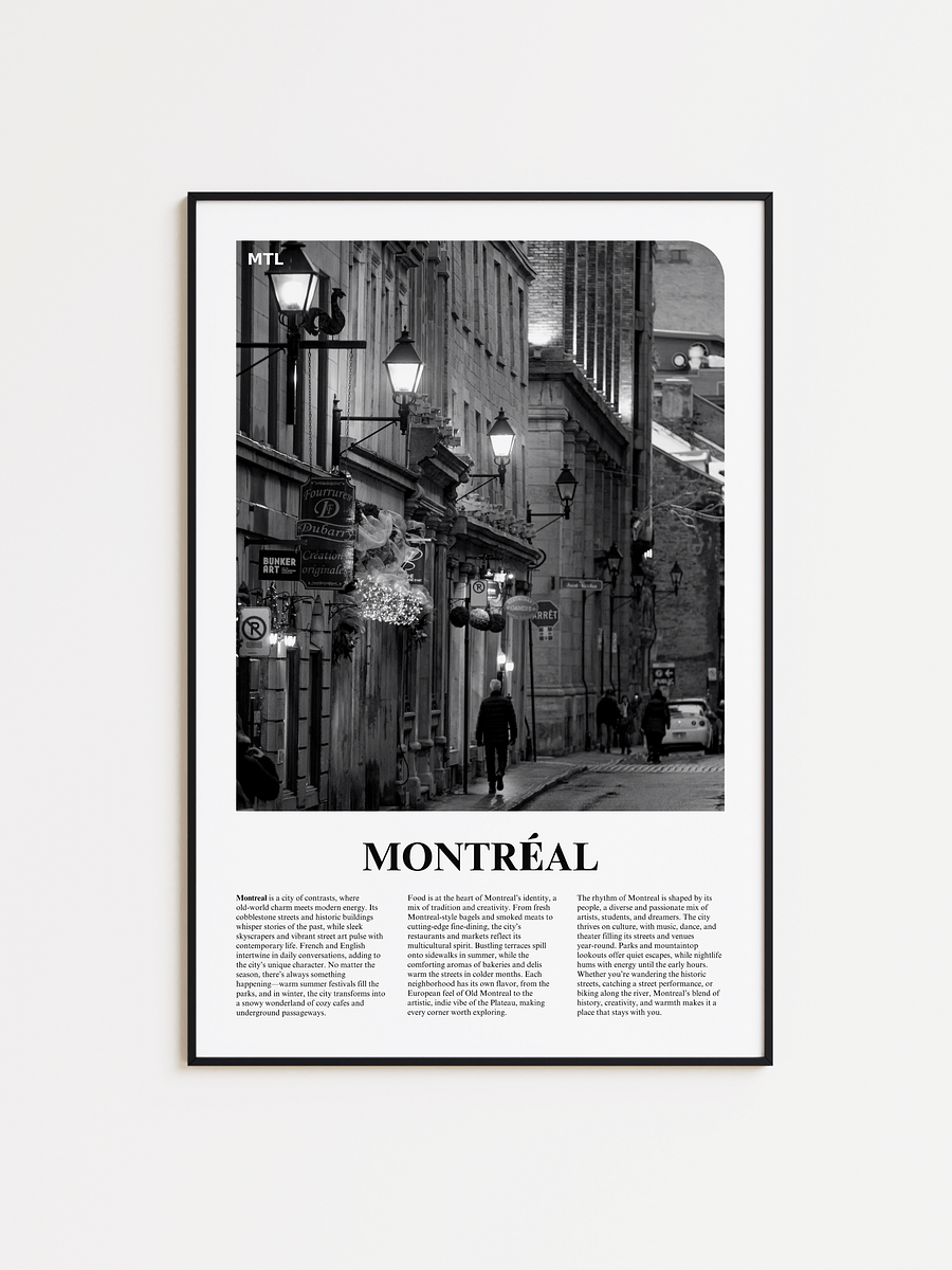 Montreal 02 Newspaper Poster product image (1)