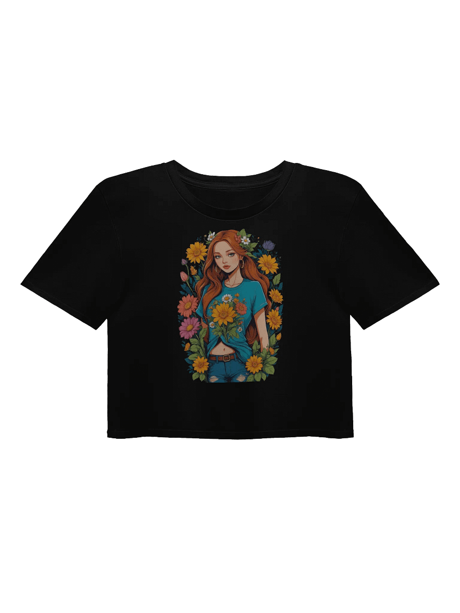 Bloomcore Flower Girl v1 - AS Colour Women's Premium Crop Top product image (3)