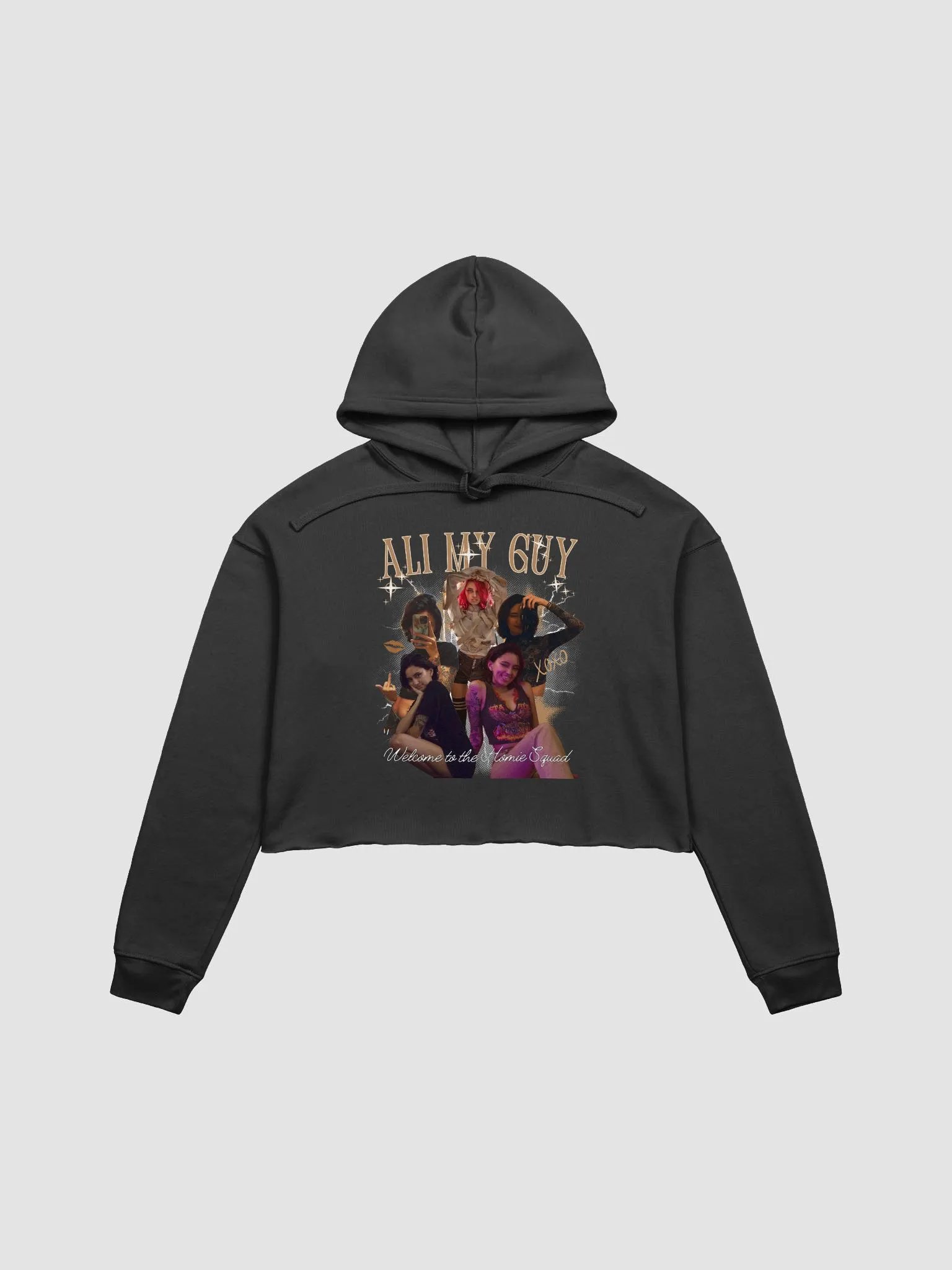 Y2K Style Cropped Hoodie product image (3)