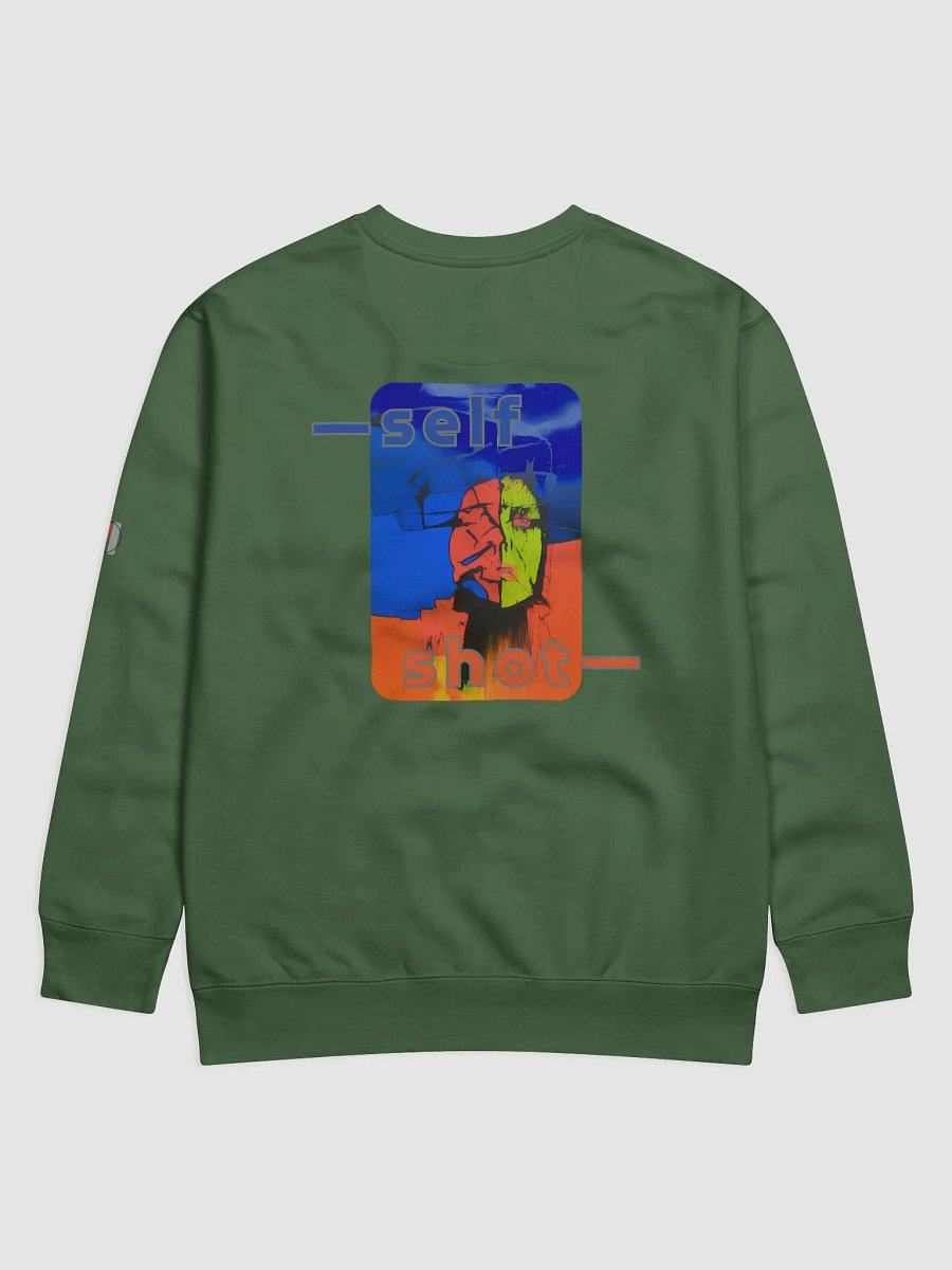Self-Shot in Blue and Orange - Premium Sweatshirt 🐢❤️✨ Special Edition No. 3 product image (2)