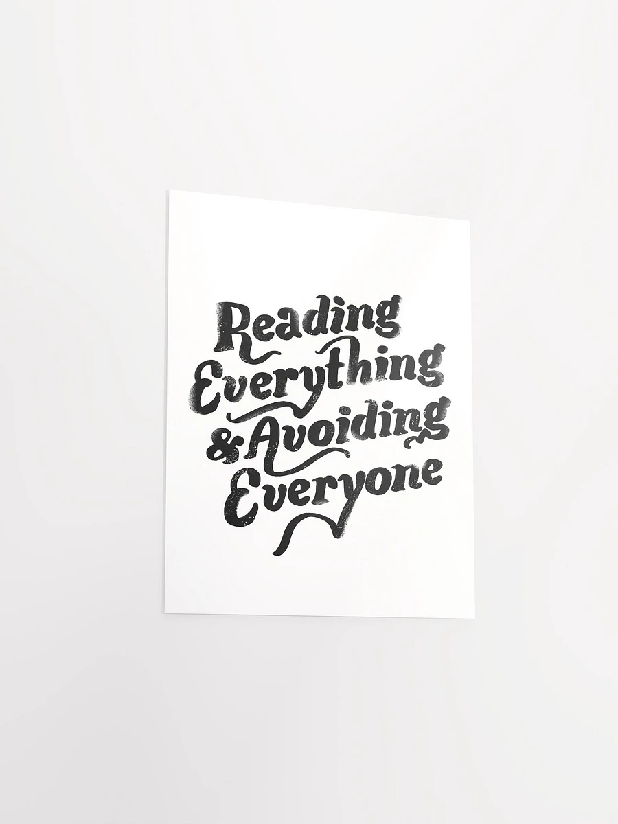 Reading Everything Art Print product image (15)