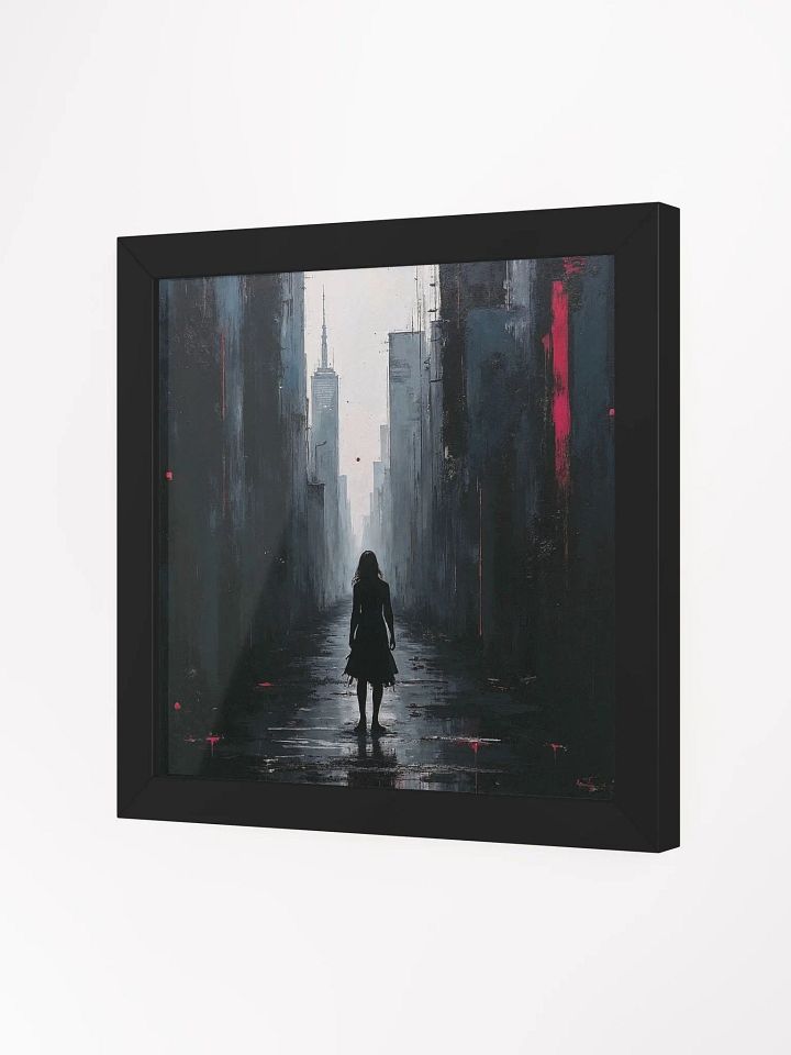 Lone Descent Framed Print product image (21)