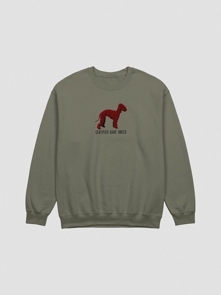 Certified Rare Breed Sweatshirt (Embroidered) of a Bedlington Terrier(Liver) product image (5)