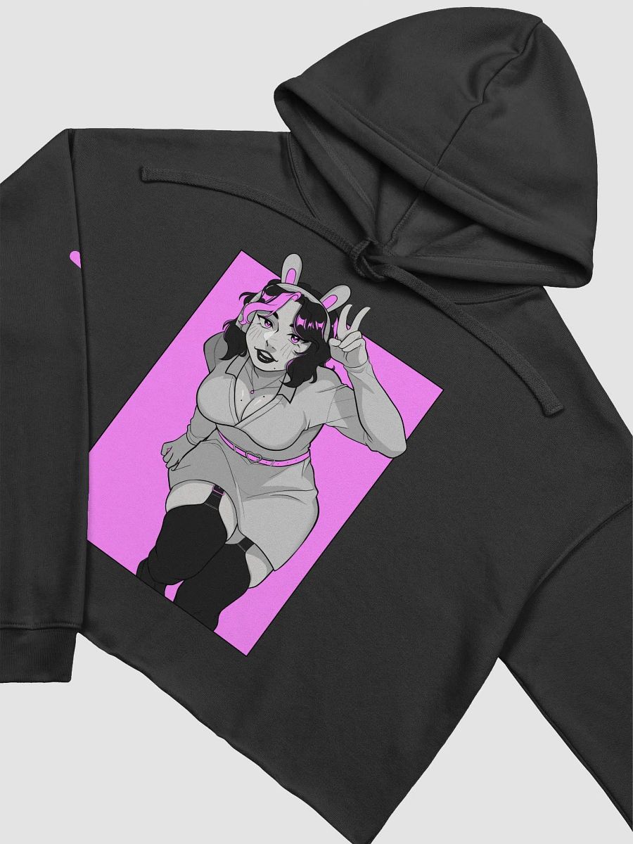 Bunny Swii Cropped Hoodie Pink product image (3)