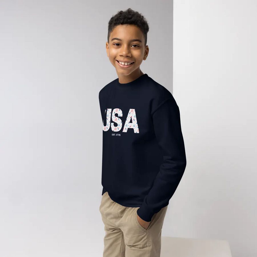 Kids USA Fireworks Pullover product image (3)
