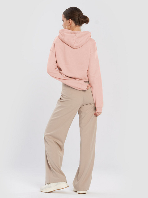 Photo showing Bella+Canvas Fleece Crop Hoodie