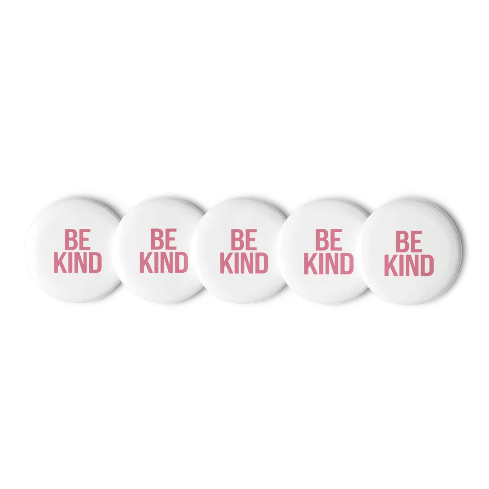 BE KIND Pin Button Set product image (1)