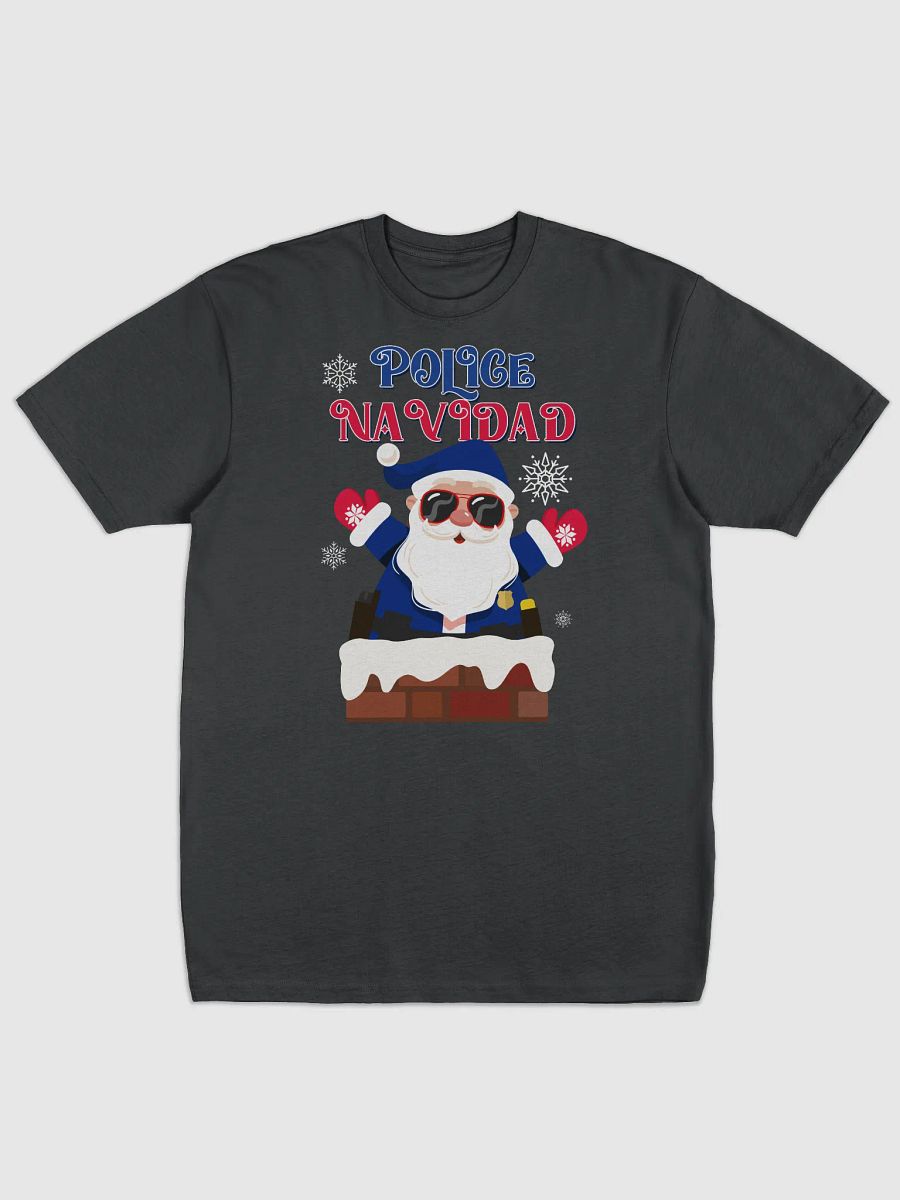 Police Navidad Christmas Tee product image (1)