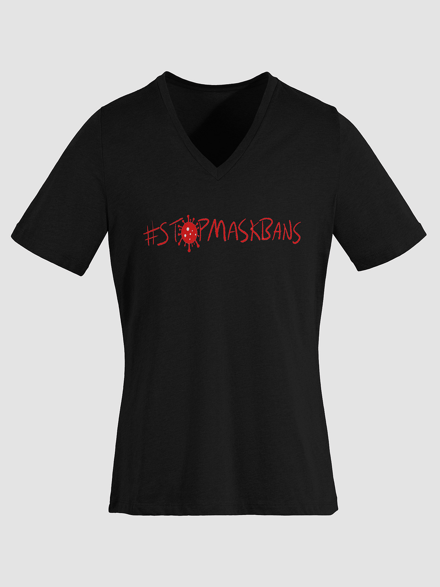 Stop Mask Bans Relaxed V-Neck Tee product image (10)