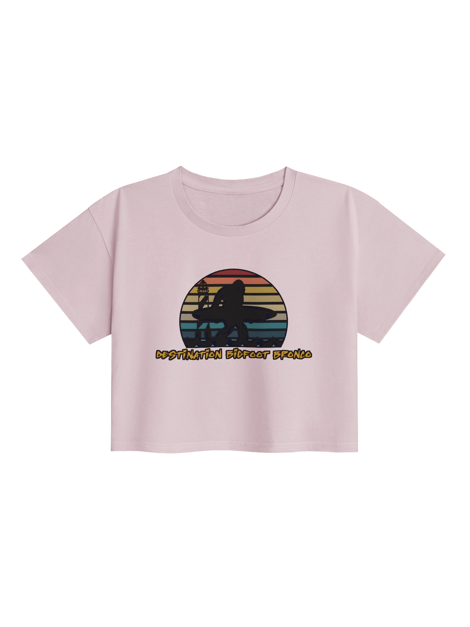 Destination Bigfoot Bronco Classic Logo Women's Crop Top (Multiple Colors Available) product image (3)