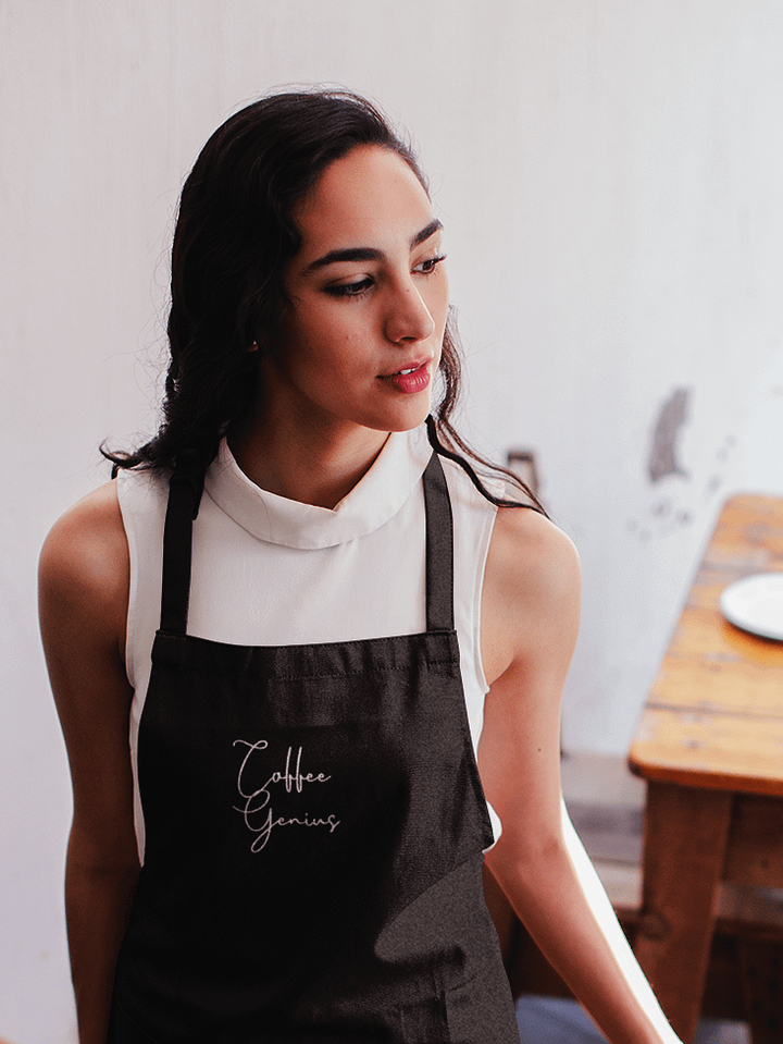 Coffee Genius Embroidered Apron product image (1)