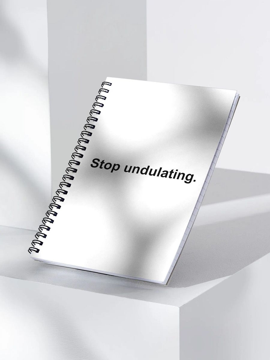 Stop Undulating Notebook product image (4)