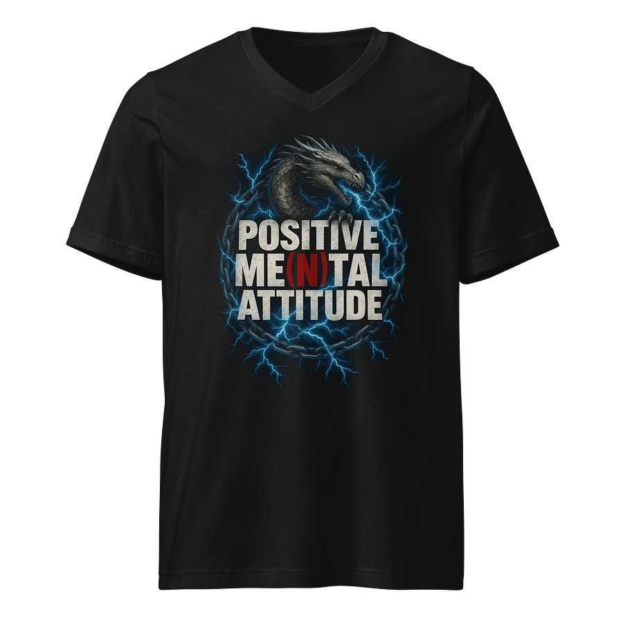 PMA Lightning - Positive Me(n)tal Attitude V-neck product image (1)