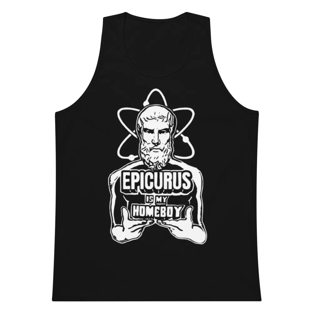 Epicurus Is My Homeboy (Cotton Heritage Men's Premium Tank Top) product image (5)