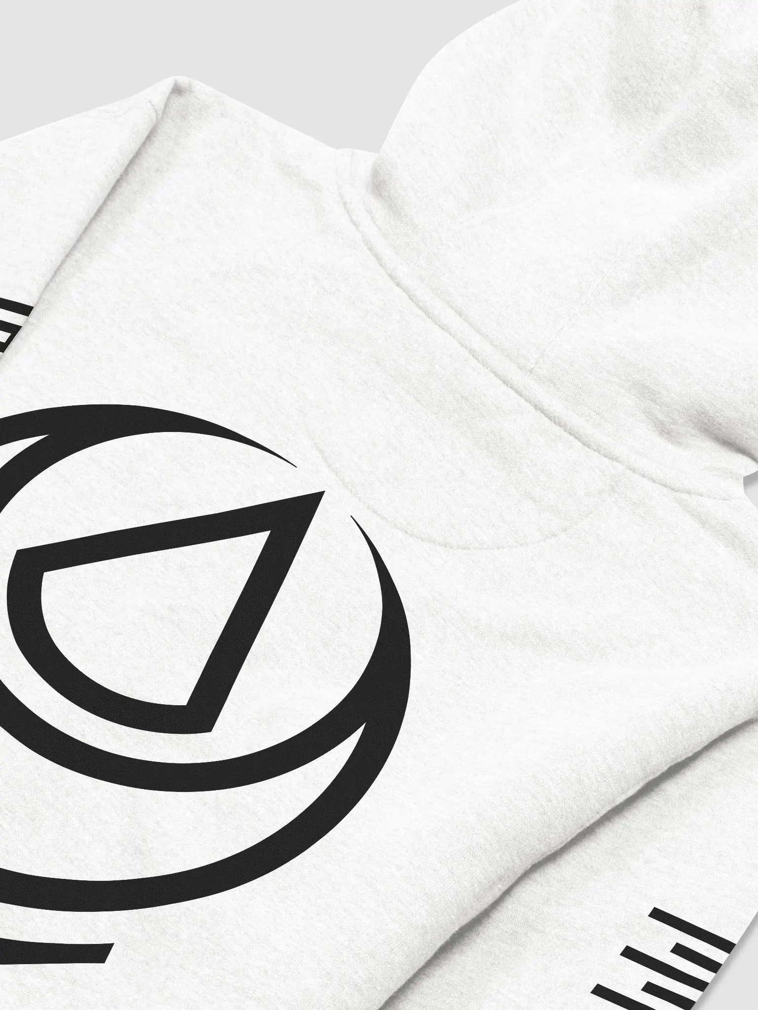 Rav Logo Solid Black Back Front 'n' Sleeves Hoodie product image (4)
