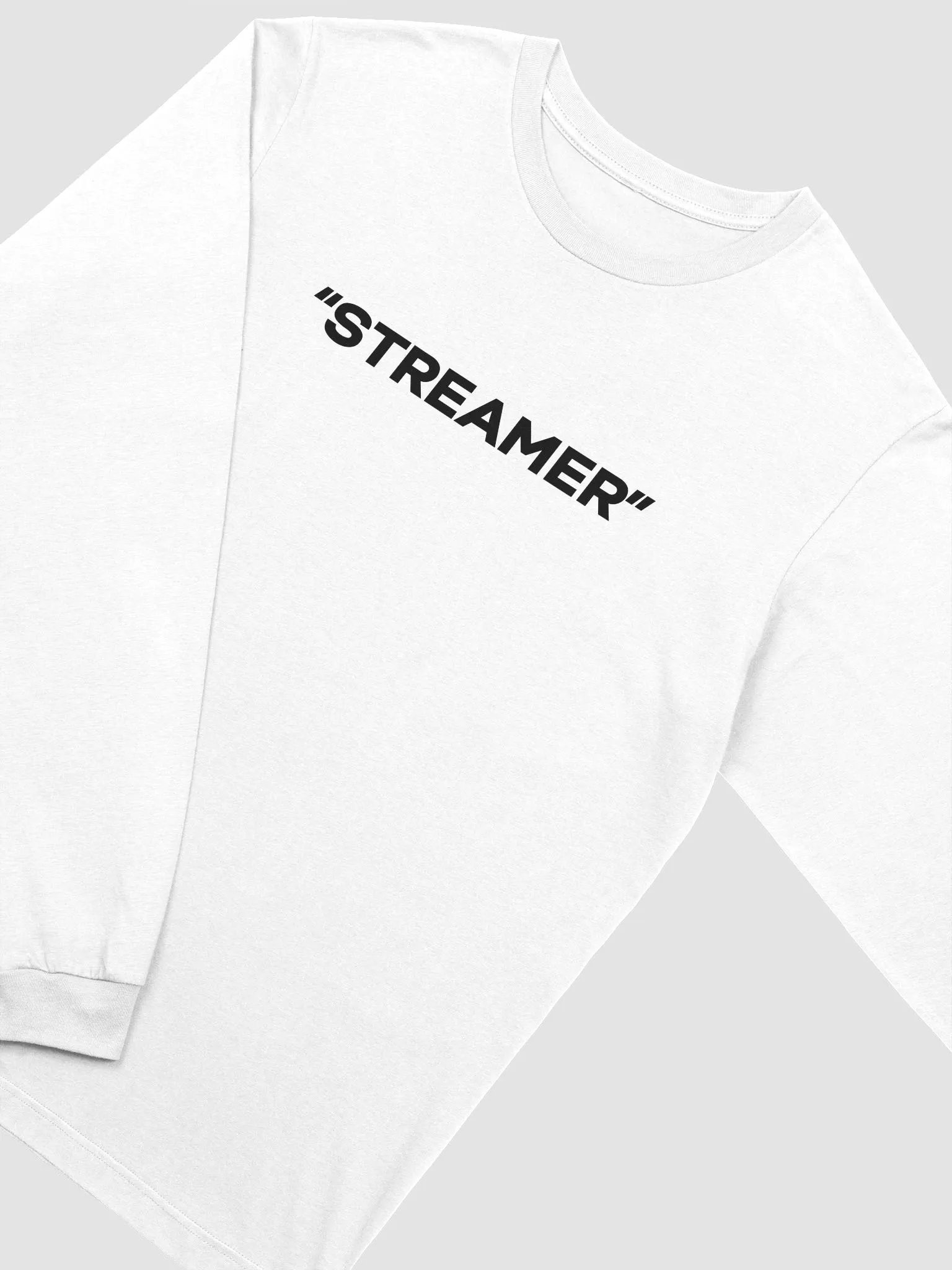 "Streamer" Long Sleeve (black text) product image (2)