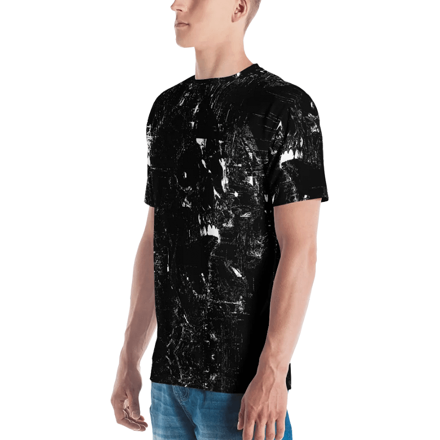 Distorted Chaos All-Over Print Crew Neck T-Shirt Sublicolor 101 product image (4)
