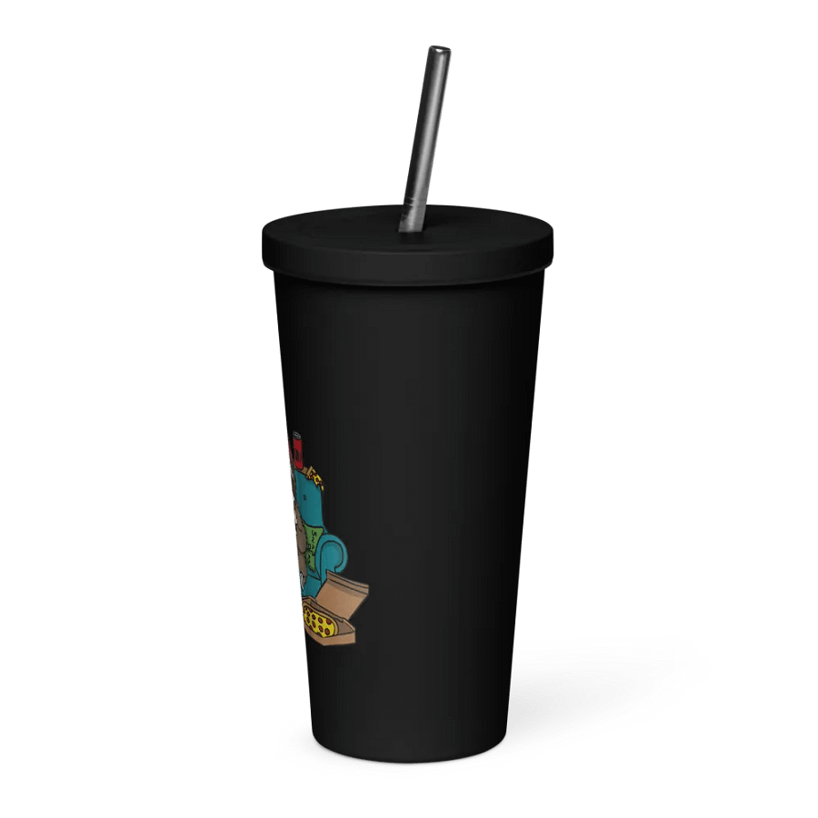 Insulated Tumbler with a Straw - Gamer product image (7)