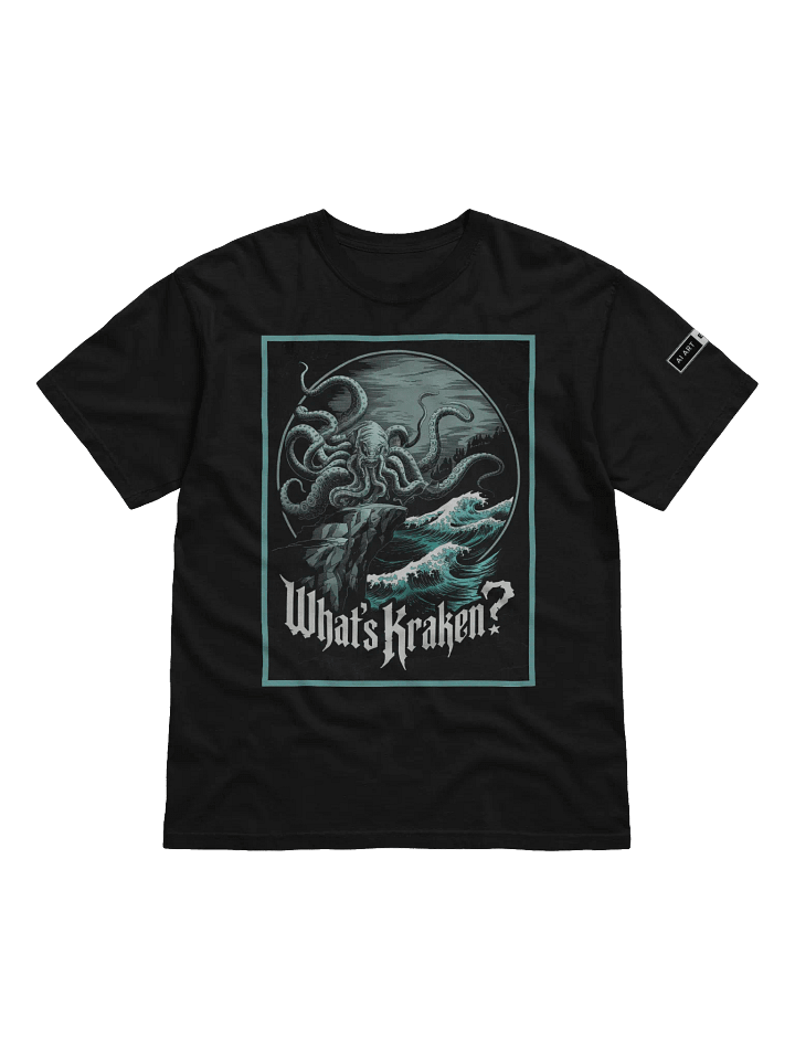 "WHAT'S KRAKEN" 100% cotton T-shirt product image (1)