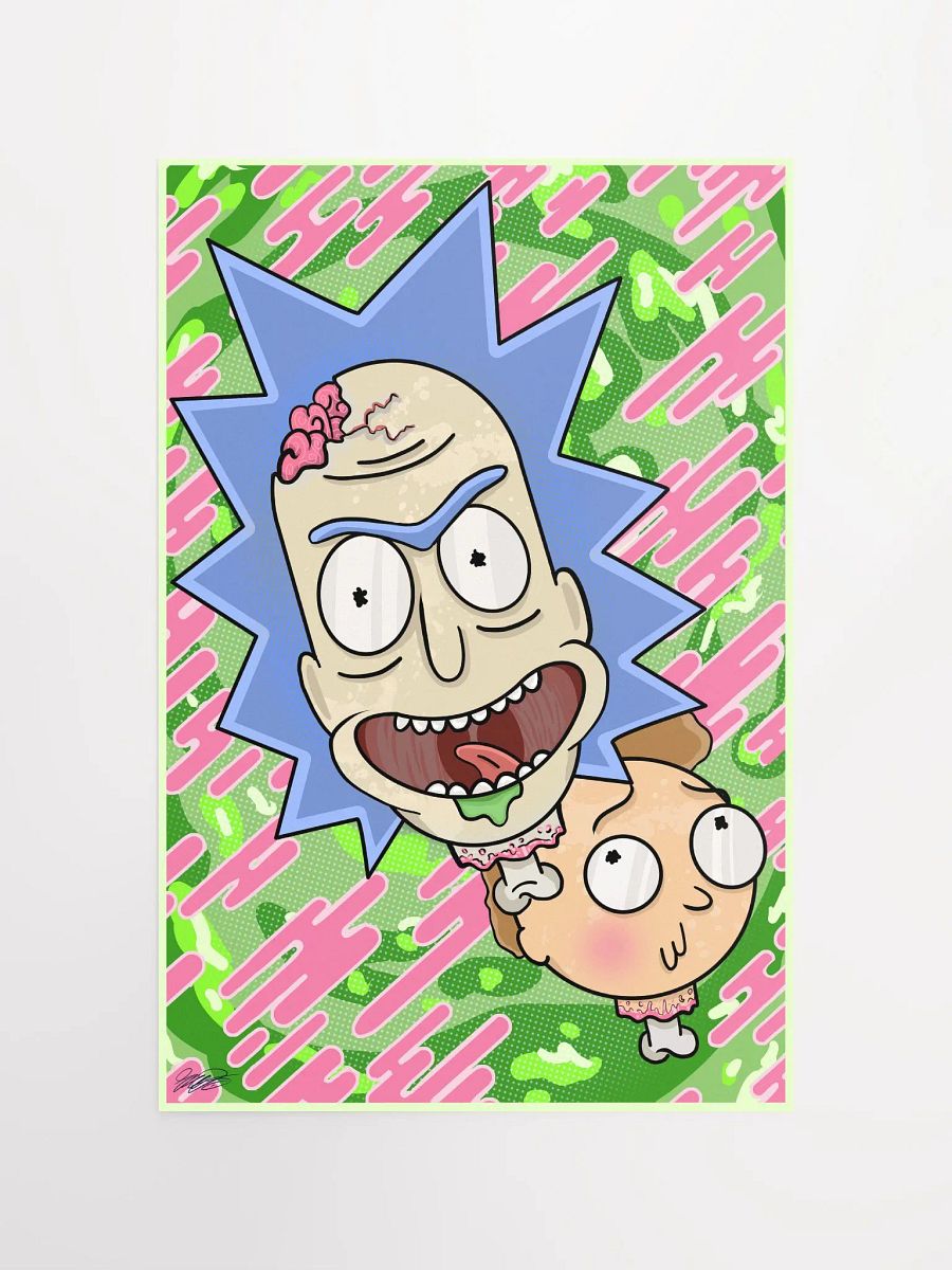 Rick & Morty Heads Print product image (4)