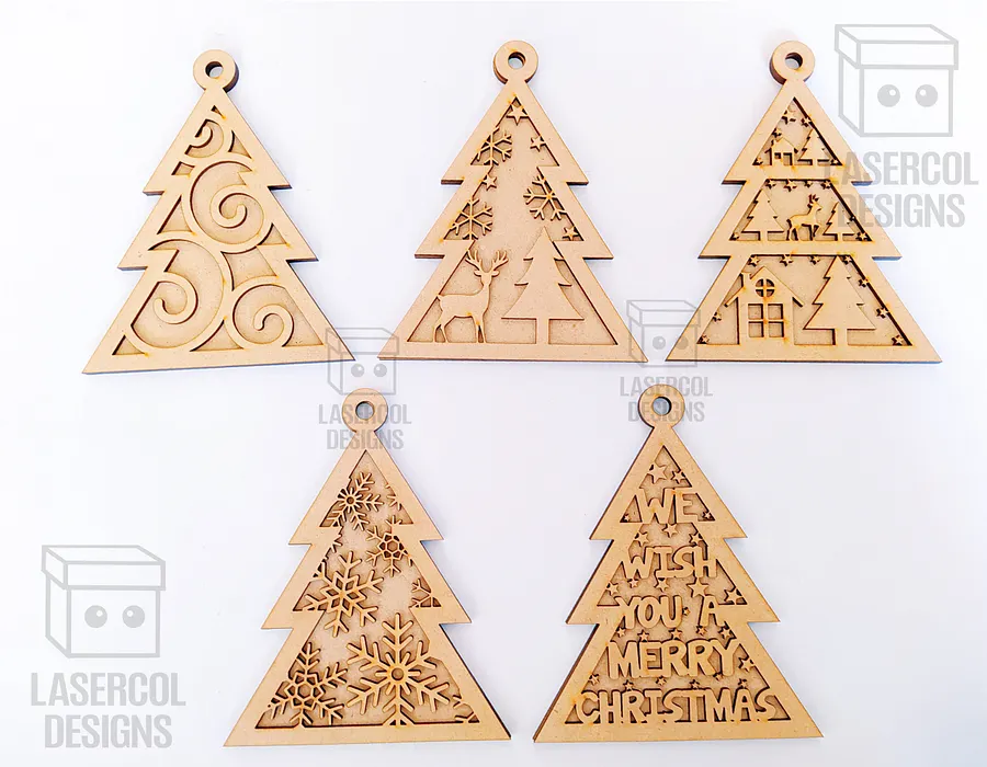 Christmas Ornaments - Laser Cut Files product image (9)