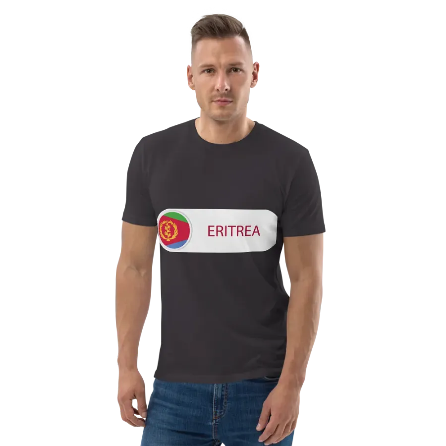 Eritrea Flag Emblem Organic Tee product image (138)