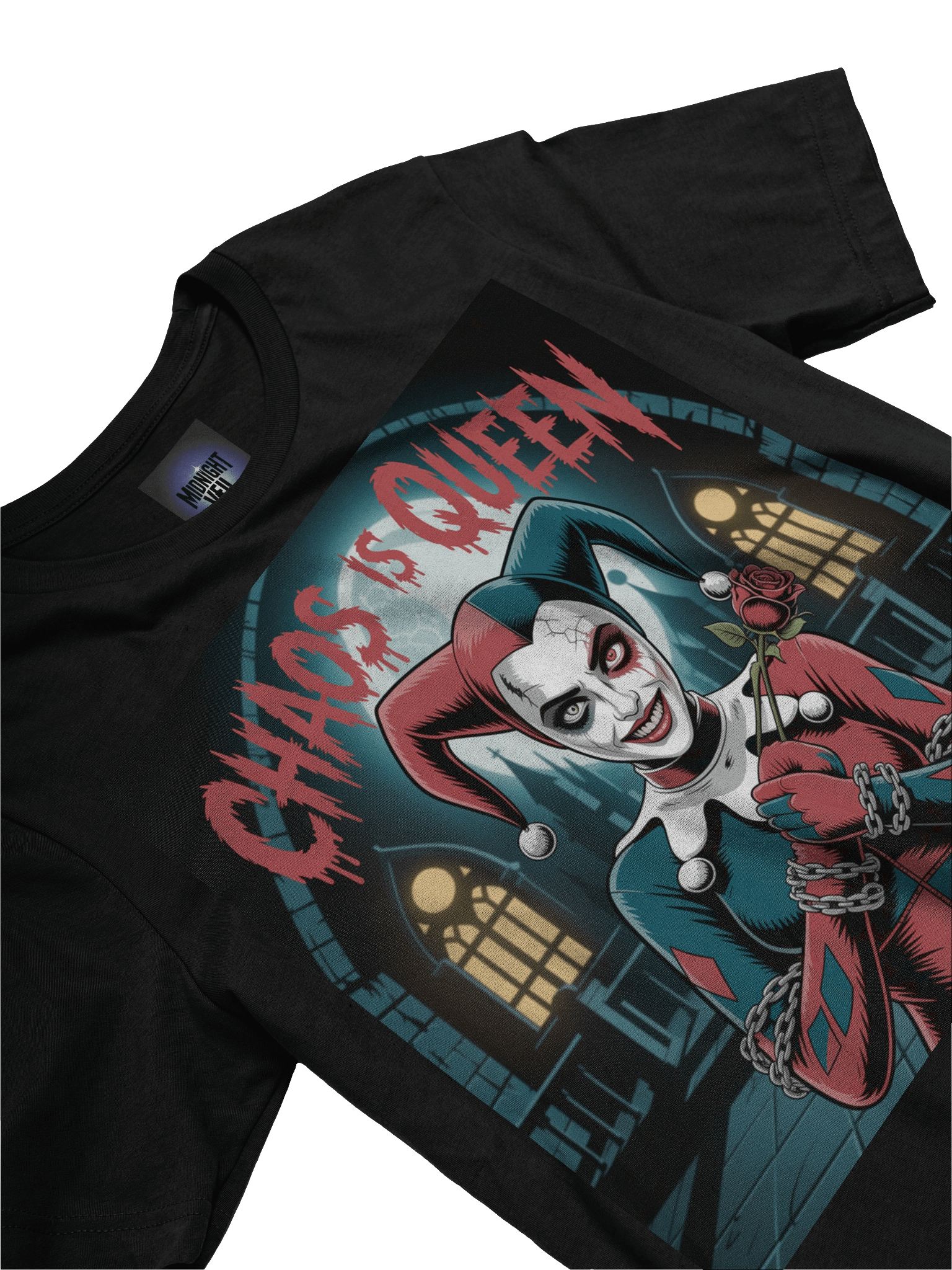Chaos is Queen: Harley Quinn Gothic Dominion T-Shirt product image (5)