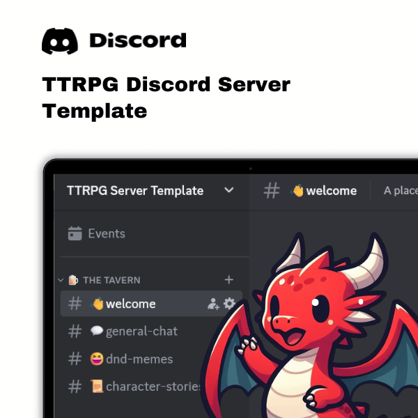 TTRPG Discord Server Template product image (1)
