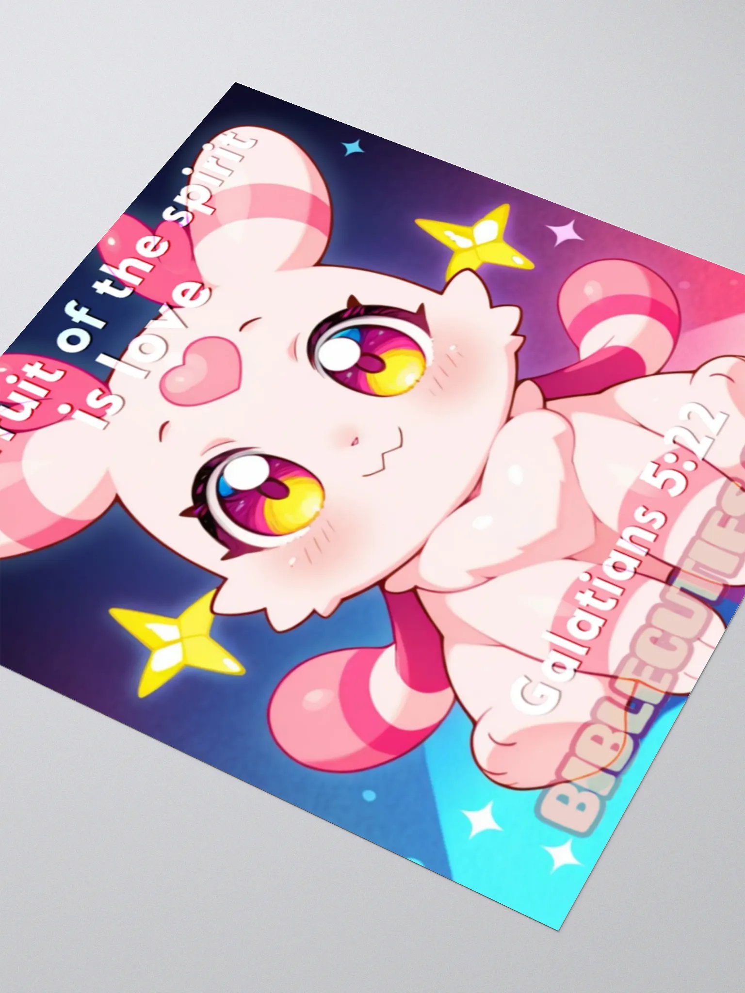 Bible Cuties Sarah - The fruit of the spirit is love Sticker product image (5)